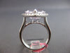 EXTRA LARGE 11.05CT DIAMOND & AAA KUNZITE 18K WHITE GOLD PEAR SHAPE & ROUND RING