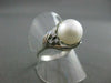 ESTATE DIAMOND 10MM AAA SOUTH SEA PEARL PLATINUM COCKTAIL RING F-G VS #2670