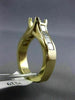 1.30CT DIAMOND 14KT YELLOW GOLD 3D LUCIDA SEMI MOUNT SQUARE ENGAGEMENT RING #229
