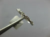 .09CT DIAMOND 14KT 2 TONE GOLD 3D 2MM MARQUISE SHAPE FILIGREE ANNIVERSARY RING