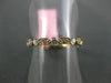 ESTATE .58CT DIAMOND 18KT ROSE GOLD ETERNITY FILIGREE MILGRAIN ANNIVERSARY RING