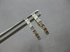 .35CT DIAMOND 18K 2 TONE GOLD CLASSIC FILIGREE REVERSIBLE HUGGIE EARRINGS #28015