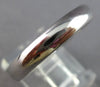 ESTATE 14KT WHITE GOLD SOLID COMFORT FIT UNISEX WEDDING ANNIVERSARY RING 28155