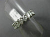 ESTATE 3.40CT DIAMOND 14K WHITE GOLD 3D MARQUISE ETERNITY ANNIVERSARY RING #1834
