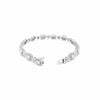 LARGE 3.45CT DIAMOND 18K WHITE GOLD 3D ROUND & BAGUETTE ETERNITY TENNIS BRACELET