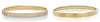 WIDE 2.0CT DIAMOND 14KT YELLOW GOLD MULTI ROW SEMI ETERNITY CUFF BANGLE BRACELET