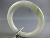 ESTATE LARGE AAA JADE HANDCRAFTED SOLID 3D LUCKY BANGLE BRACELET #27747