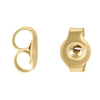 ESTATE .40CT DIAMOND 14KT YELLOW GOLD 3D CLASSIC ROUND SOLITAIRE STUD EARRINGS