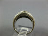 ANTIQUE WIDE .64CT OLD MINE DIAMOND PLATINUM 3 STONE ART DECO ENGAGEMENT RING