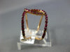 ESTATE WIDE .82CT AAA RUBY 18KT ROSE GOLD 3D LOVE KNOT FUN RING