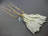 EXTRA LARGE & LONG .51CT DIAMOND & AAA SOUTH SEA PEARL 18KT ROSE GOLD NECKLACE