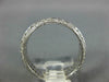 ANTIQUE .50CT DIAMOND 18K WHITE GOLD 3D FILIGREE ETERNITY ANNIVERSARY RING #1195