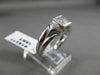 ESTATE .38CT PRINCESS & ROUND CUT DIAMOND 18KT WHITE GOLD FRIENDSHIP RING #18277