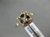 WIDE 1.48CT DIAMOND & AAA MORGANITE 14KT ROSE GOLD HALO FILIGREE ENGAGEMENT RING