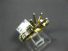 ESTATE .70CT DIAMOND 14KT 2 TONE GOLD FILIGREE SEMI MOUNT ENGAGEMENT RING #4953