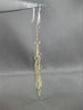 ESTATE LARGE .60CT DIAMOND 14K 2 TONE GOLD PAVE OPEN FILIGREE HANGING EARRINGS