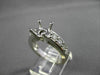 ESTATE .78CT DIAMOND 14KT WHITE GOLD 4 PRONG SEMI MOUNT ENGAGEMENT RING #2113