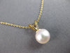 ESTATE AAA SOUTH SEA PEARL 14KT YELLOW GOLD 3D 6.5MM SOLITAIRE FLOATING PENDANT