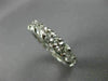 ESTATE LARGE 4.0CT ROUND DIAMOND 14KT WHITE GOLD 3D ETERNITY ANNIVERSARY RING