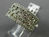ESTATE WIDE 2.80CT DIAMOND 14K WHITE GOLD ETOILE WEDDING ANNIVERSARY RING #21820