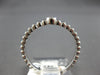 .06CT DIAMOND 14K WHITE GOLD CLASSIC SOLITAIRE FILIGREE MILGRAIN BEADED FUN RING
