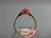 ESTATE 1.86CT RUBY 14KT YELLOW GOLD 3D CLASSIC OVAL SOLITAIRE SIMPLE FUN RING