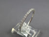 .33CT DIAMOND 18KT WHITE GOLD CLASSIC ROUND SEMI ETERNITY 1.5MM ANNIVERSARY RING