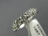 ESTATE .60CT DIAMOND 14KT WHITE GOLD 3 STONE WEDDING ANNIVERSARY RING #22946