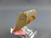 ESTATE WIDE 1.56CT DIAMOND 18KT ROSE GOLD 3D PRINCESS & OVAL MENS PINKY RING