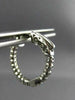 ESTATE .71CT DIAMOND 14KT WHITE GOLD CLASSIC DOUBLE SIDED FILIGREE HOOP EARRINGS
