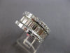LARGE 3.85CT DIAMOND 18KT WHITE GOLD 3D BAGUETTE SEMI ETERNITY ANNIVERSARY RING