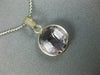 ESTATE 3.60CT AAA PINK AMETHYST 14KT WHITE GOLD 3D ROUND CLASSIC BEZEL PENDANT