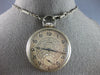 ANTIQUE LARGE ART DECO 14KT YELLOW GOLD ILLINOIS POCKET WATCH WITH CHAIN #27742