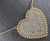 ESTATE LARGE 1.65CT DIAMOND 14KT YELLOW GOLD PAVE MULTI BEADED PUFF FUN NECKLACE
