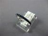 ESTATE .28CT AAA SAPPHIRE 18KT WHITE GOLD ROUND SEMI ETERNITY ANNIVERSARY RING