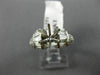 1.62CT ROUND & BAGUETTE DIAMOND 14KT WHITE GOLD SEMI MOUNT ENGAGEMENT RING 1551