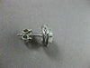 ANTIQUE 1.96CT DIAMOND 14KT WHITE GOLD FILIGREE HALO STUD EARRINGS AMAZING #2708