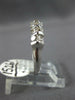 ESTATE .75CT DIAMOND 14K WHITE GOLD CLASSIC 2 ROW ROUND WEDDING ANNIVERSARY RING