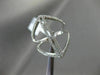 ESTATE EXTRA LARGE .43CT DIAMOND 18KT WHITE GOLD HANDCRAFTED INFINITY LOVE RING