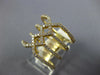 ESTATE LARGE .70CT DIAMOND 18KT YELLOW GOLD CLASSIC MULTI ROW INFINITY LOVE RING