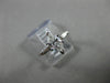 ESTATE WIDE .86CT DIAMOND MARQUISE 14KT WHITE GOLD 3 STONE ENGAGEMENT RING 22151
