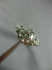 ANTIQUE LARGE 1.75CT DIAMOND PLATINUM 3D CLASSIC ETOILE FILIGREE ENGAGEMENT RING