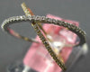 ESTATE .21CT DIAMOND 14KT 2 TONE GOLD 3D CLASSIC CRISS CROSS INFINITY LOVE RING