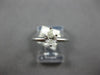 ESTATE .42CT DIAMOND 14KT WHITE GOLD 3D PEAR SHAPE SOLITAIRE ENGAGEMENT RING