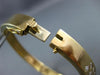 ESTATE WIDE 2.0CT DIAMOND 14K YELLOW GOLD CLASSIC ETOILE BANGLE BRACELET #1896