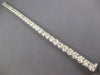 ESTATE EXTRA LARGE 22.46CT DIAMOND 14KT WHITE GOLD CLASSIC ROUND TENNIS BRACELET