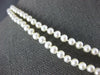 ESTATE AAA SOUTH SEA PEARL 14K WHITE GOLD 3D CLASSIC 5mm TWO ROW NECKLACE #21026