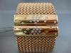 ESTATE EXTRA LARGE 1.50CT DIAMOND 14K ROSE GOLD MULTI ROW ETOILE BANGLE BRACELET