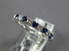 1.40CT DIAMOND & AAA SAPPHIRE 18KT WHITE GOLD CLASSIC ETERNITY ANNIVERSARY RING