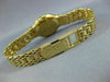 ESTATE LARGE GENEVE .70CT DIAMOND 14KT WHITE & YELLOW GOLD 3D ROUND WATCH #10771
